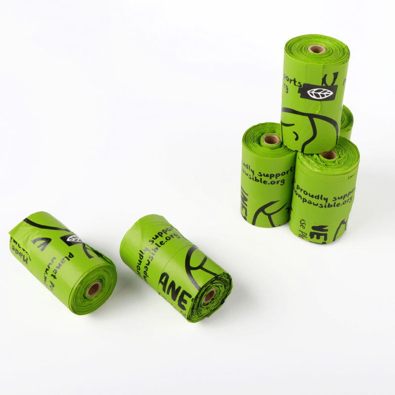 Compostable Dog Waste Bags Portable Disposable Pet Picking Bag