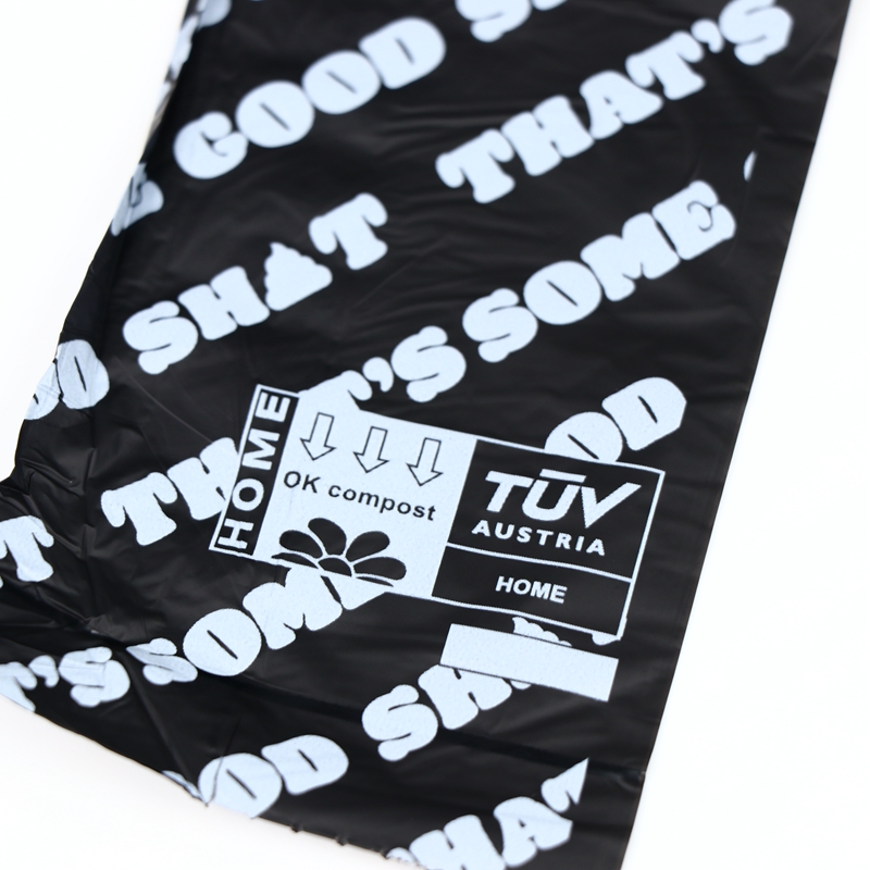 Black Vest biodegradable poop bags