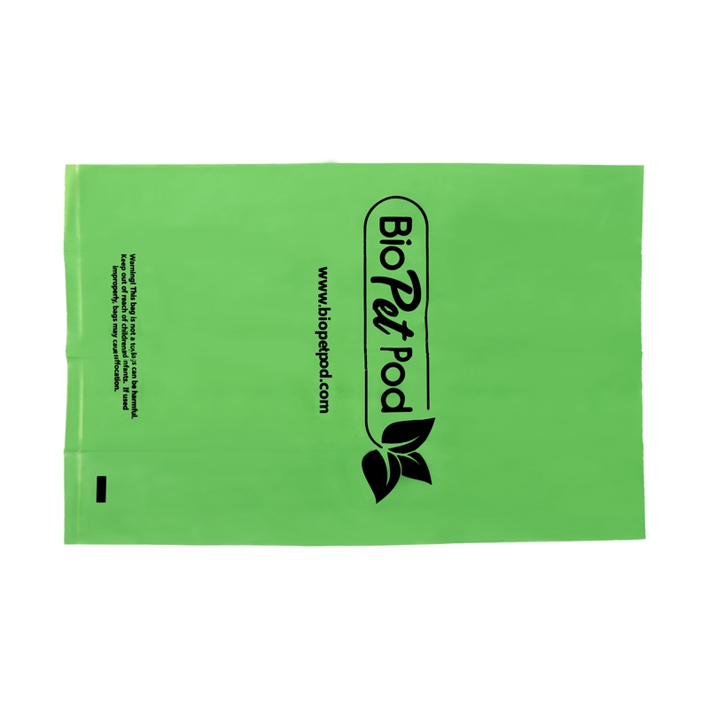 Green pet poop bags