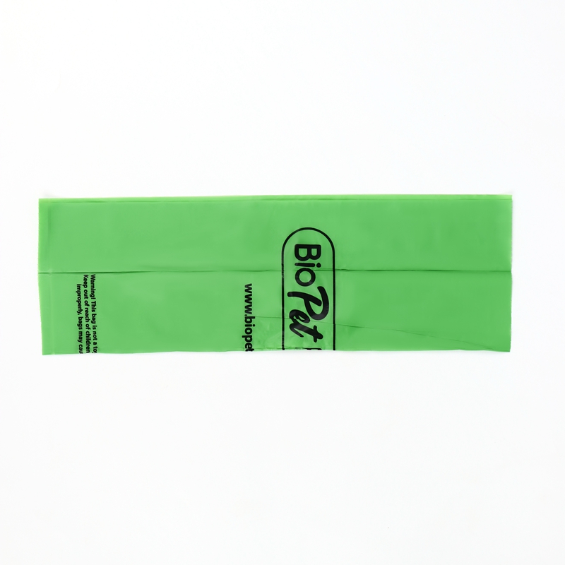Green pet poop bags