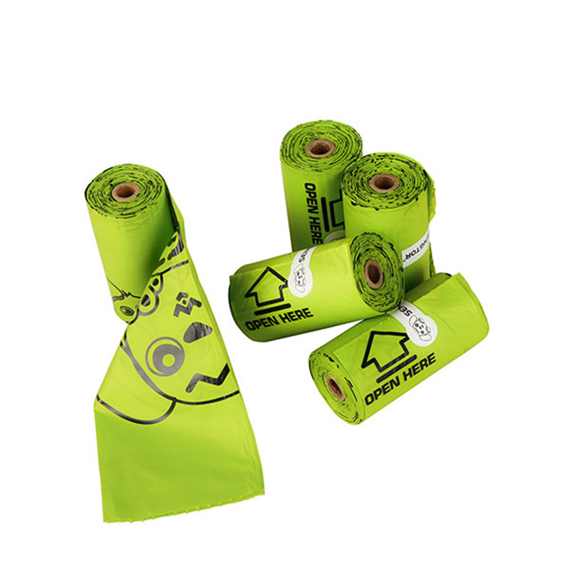 Biodegradable dog poop bag environmentally friendly pet garbage bag