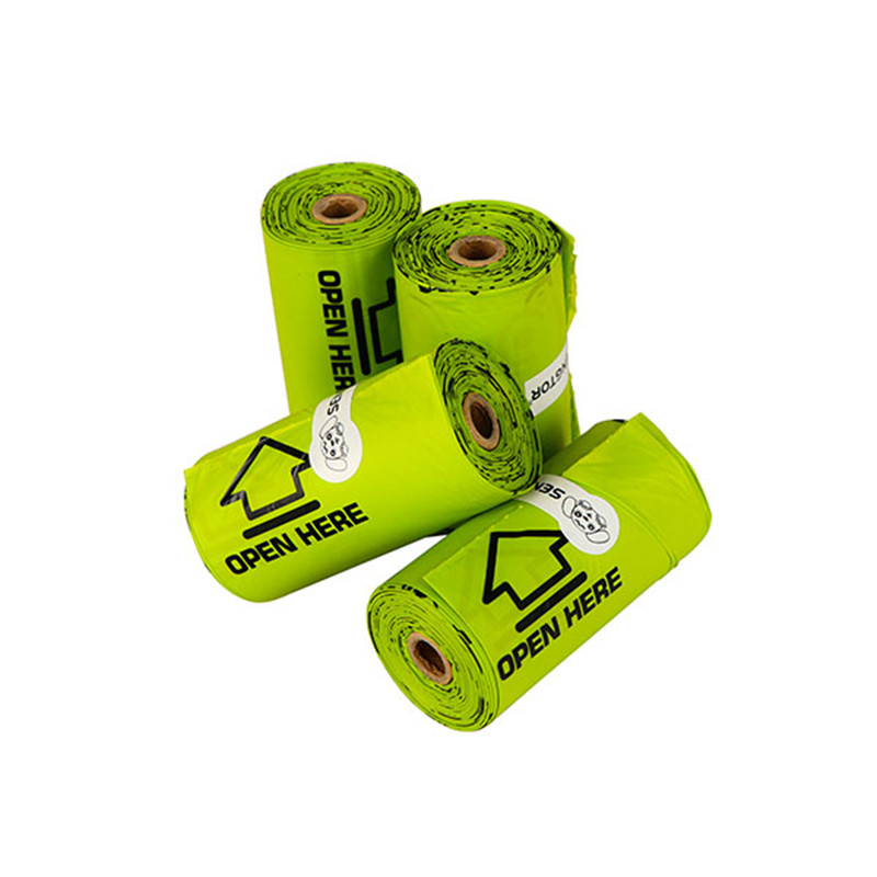 Biodegradable dog poop bag environmentally friendly pet garbage bag
