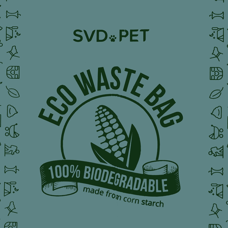 Dark blue pet litter bag