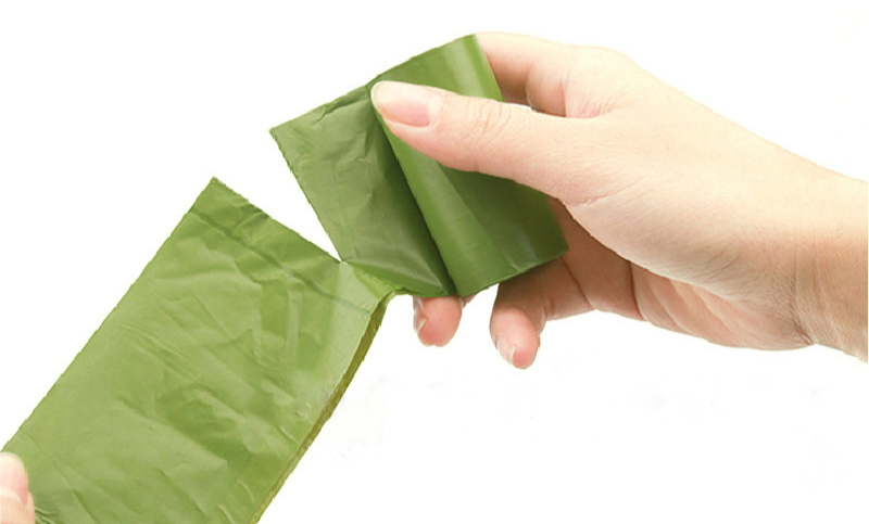 Light green pet poop bags