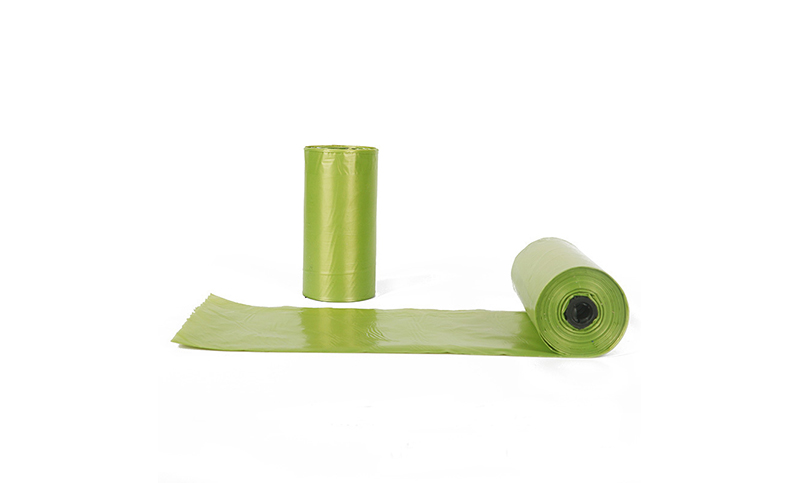 Light green pet poop bags