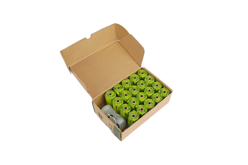 Light Green Vest Degradable Garbage Bag