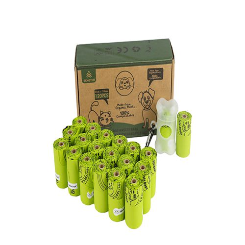 Light Green Vest Degradable Garbage Bag