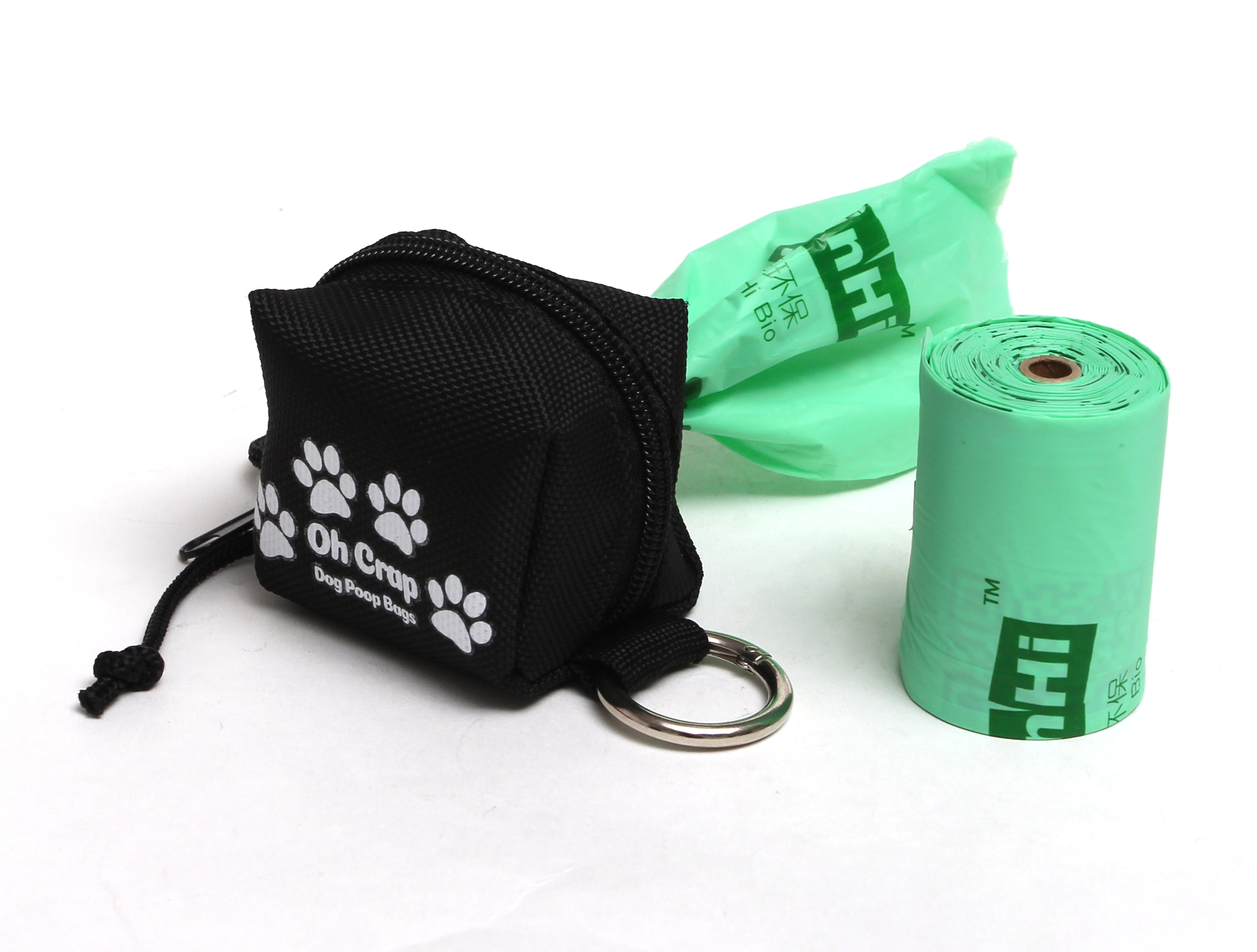 Black Polyester Cloth Pet Dispenser