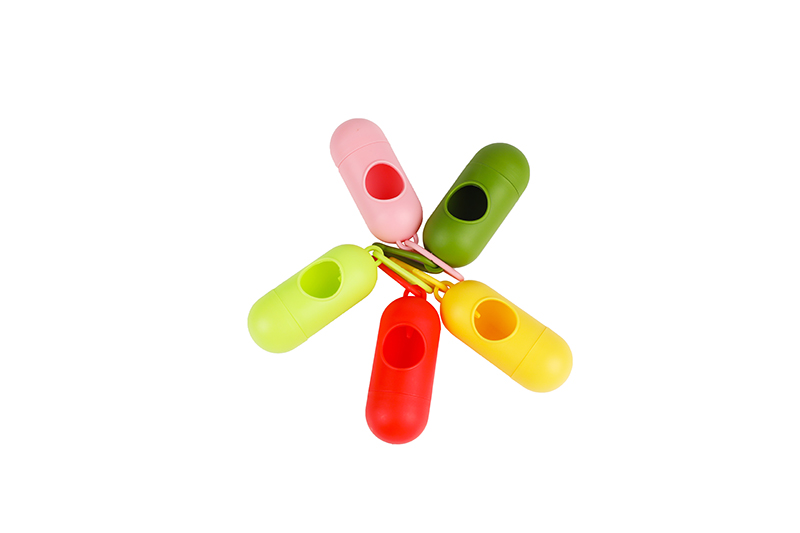 Biodegradable Bag Capsule Dispenser Portable Poop Bag Bullet
