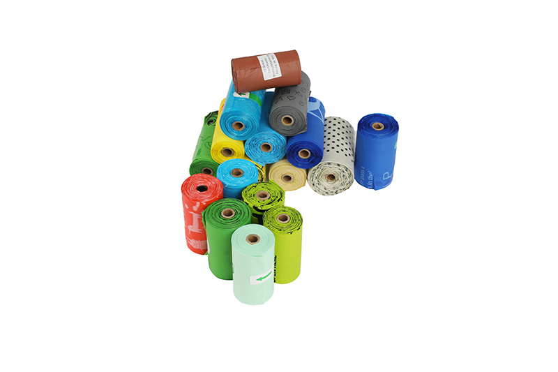 Mixed color series pet litter dog poop bag