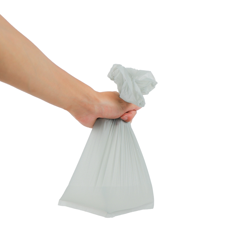 Grey Unprinted Degradable Garbage Bag