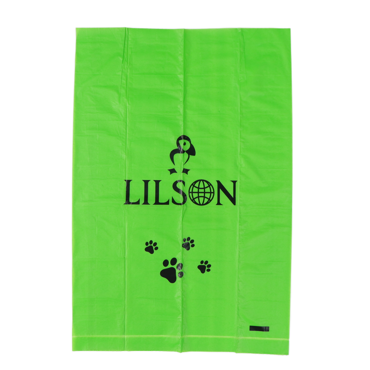 Dark Green Flat Series Biodegradable Dog Bag