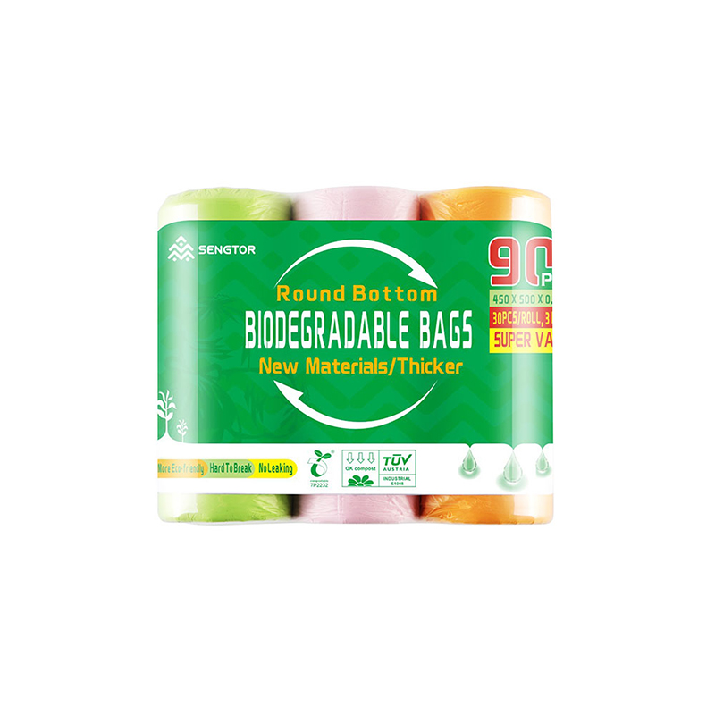 Microbial degradation garbage bag