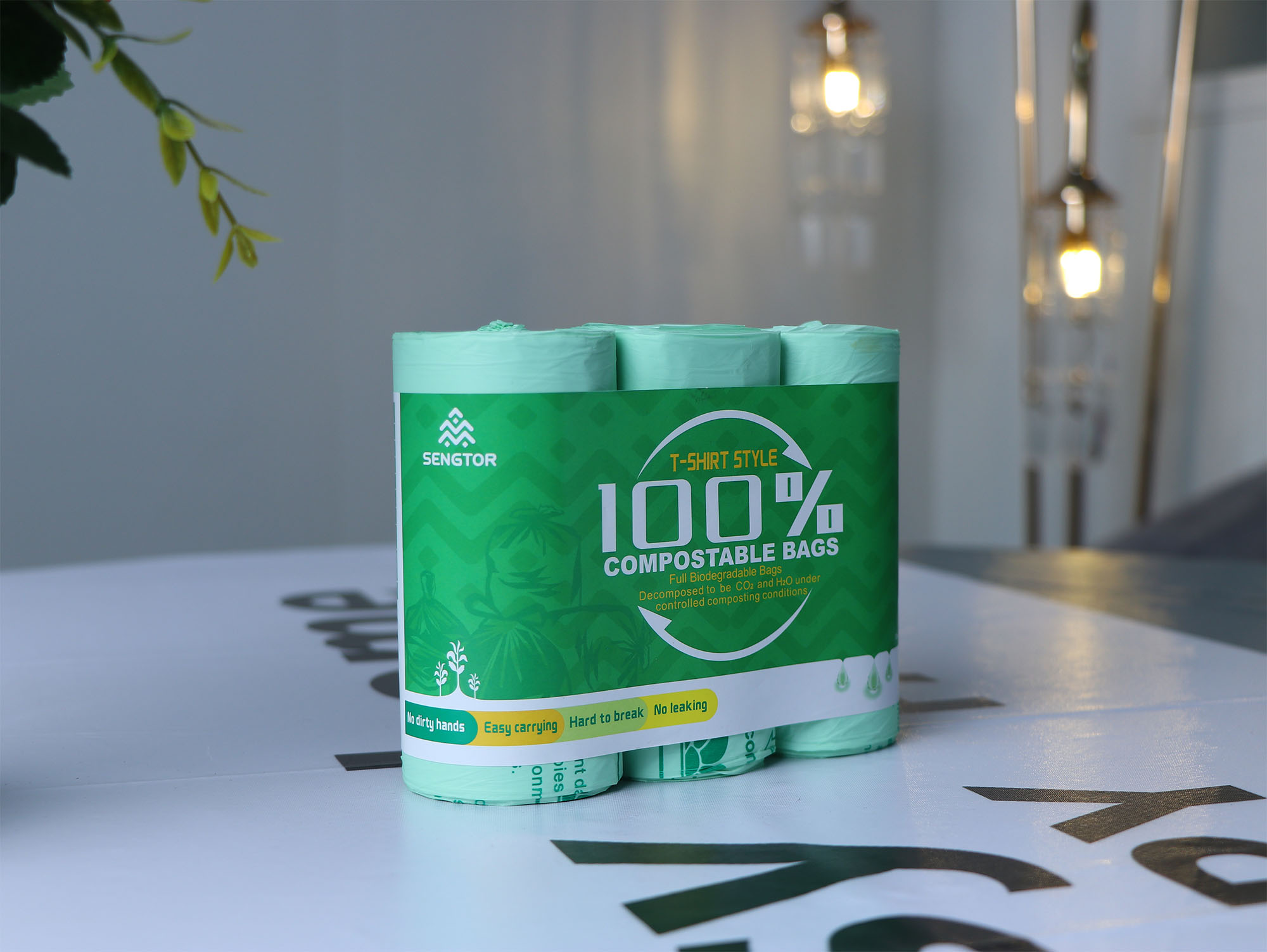 Vest Type Fully Biodegradable Garbage Bag