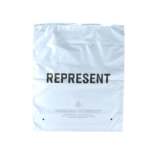 Biodegradable Button Zipper Bag