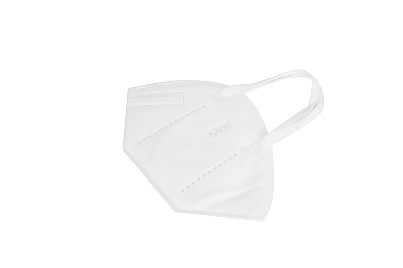 White adult non-medical KN95 mask